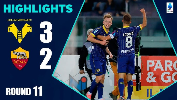 FT:Verona 3 - 2 AS Roma