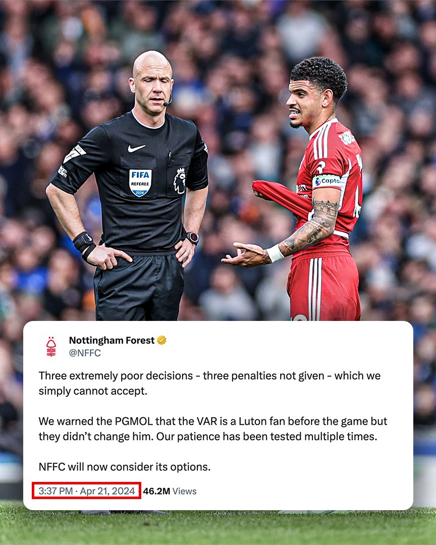 Nottingham Forest Fined £750,000 for Controversial Social Media Post