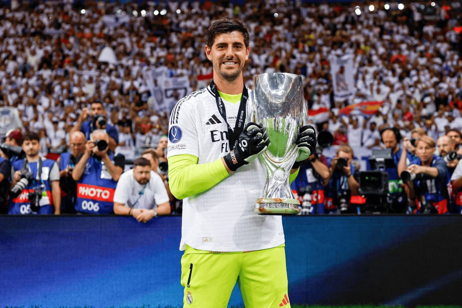 Courtois đã giữ sạch lưới 6 trận liên tiếp sau khi trở lại, lần đầu tiên trong sự nghiệp ở Real Madrid