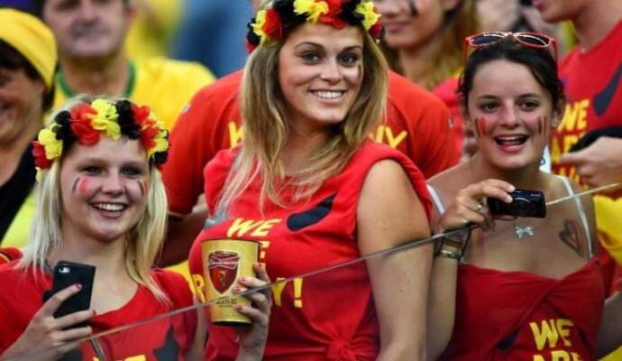 UEFA Euro Cup Hot Female Fans: Football and the beautiful ladies are interconnected.