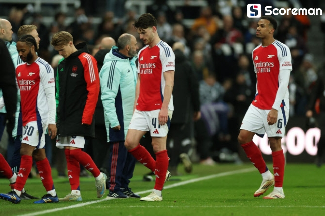 뉴캐슬Utd, 합계 4-0으로 아스널 꺾고 리그컵 결승행