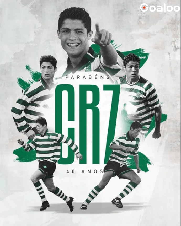 Sporting Lisbon officially celebrates Cristiano Ronaldo's birthday: 
