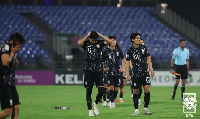 한국 U23 축구, 베트남에 승부차기 끝 충격패…아시안컵 4위