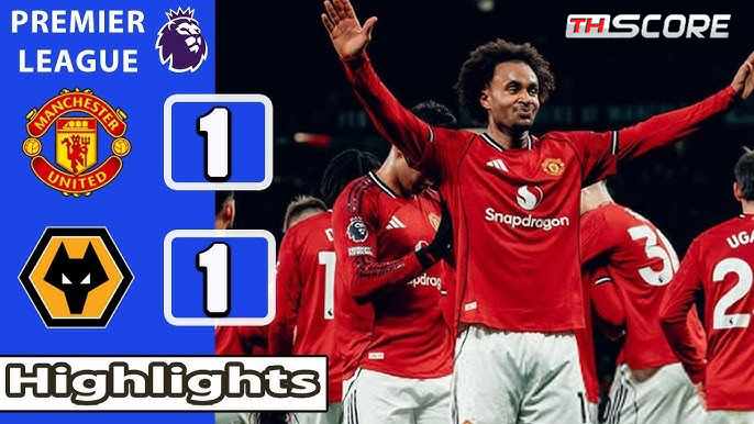 ​ผลบอลพรีเมียร์ลีก: แมนฯ ยูไนเต็ด เปิดบ้านเจ๊า วูล์ฟส์ 1-1 ส่งท้ายปี