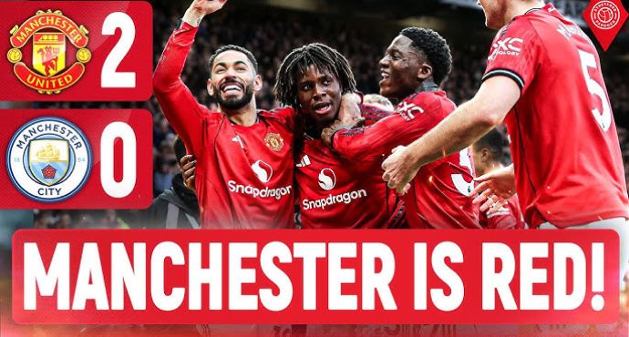 Manchester United Stun City 2-0 in Carrick's Dream Derby Debut