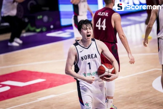 한국, 아시아컵서 카타르에 97-83 완승...대회 첫 승 신고