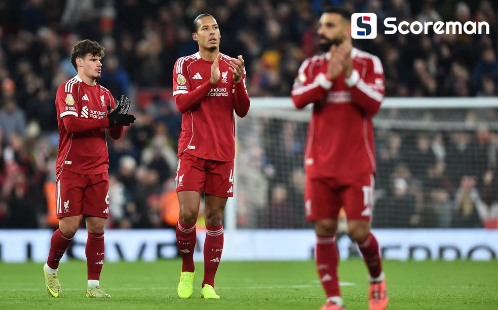 리버풀, 선덜랜드와 1-1 무...홈에서 3경기 연속 무승