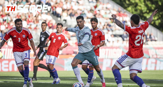 โปรตุเกสเฉือนชิลี 2-1 เกมอุ่นเครื่องเดือด 'เลเอา' แลกหมัดโดนแดงไล่ออกคู่