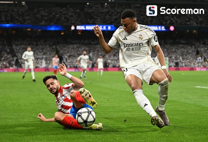 ‘음바페 침묵’ 레알, 지로나와 1-1 무승부