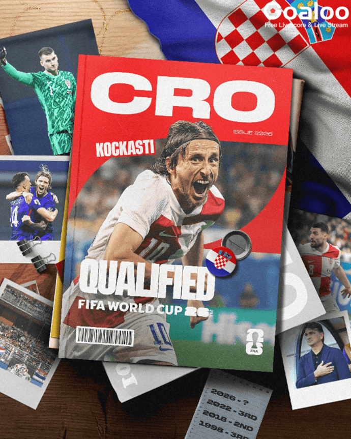 ​30 Spots Confirmed for 2026 World Cup; Croatia Becomes 3rd European Team to Qualify