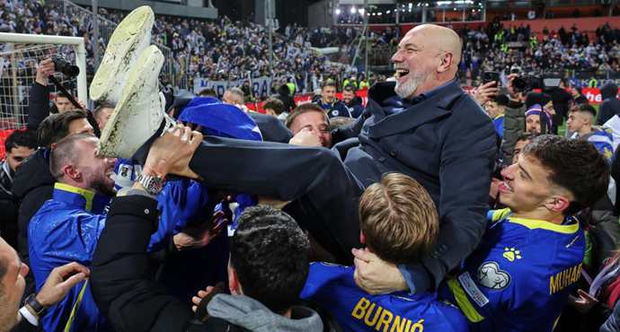 ช็อกโลก! อิตาลีร่วงคัดบอลโลก 3 สมัยซ้อน พ่ายจุดโทษโบสเนีย 2-5