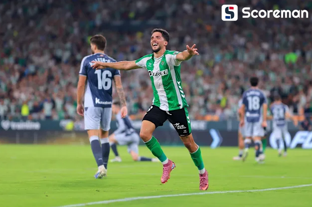 베티스, 레알 소시에다드에 3-1 완승... '안토니 또 잘했다' 키패스 3회+'태클 3회'