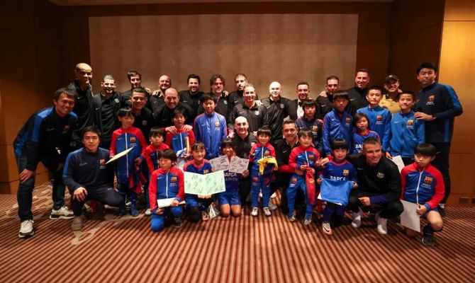 Tokyo Prepares for Barça Legends Match Against Real Madrid Leyendas
