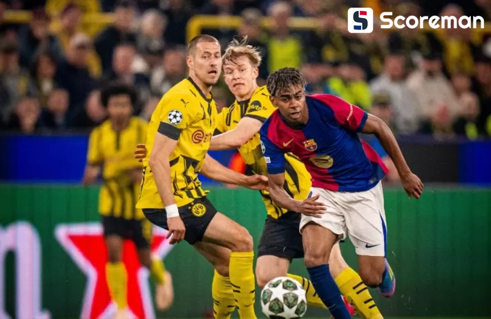 바르셀로나, 도르트문트 합계 5-3 제압하고 UCL 4강 진출