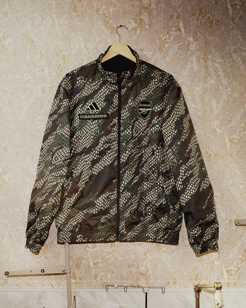 Adidas × Maharishi × Arsenal loạt trang phục chung