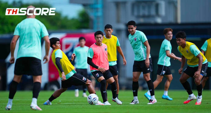 ช้างศึกคัมแบ็กซ้อมเต็มรูปแบบ เตรียมดวลสิงคโปร์ รอบรองฯ อาเซียนคัพ