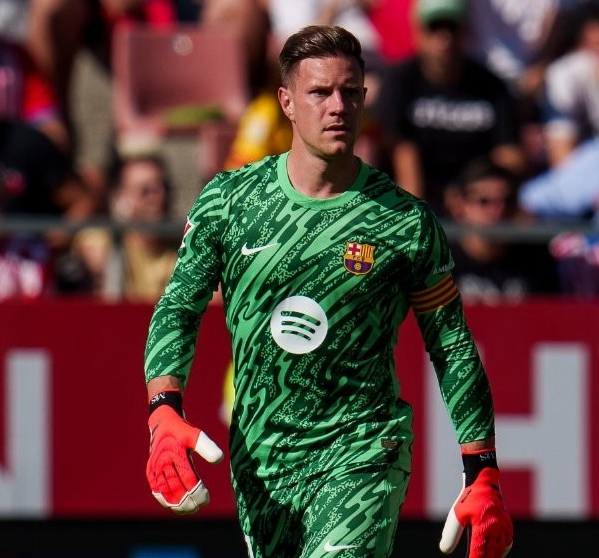 Ter Stegen Has Successfully Undergone Surgery for a Right Knee Patellar Tendon Injury