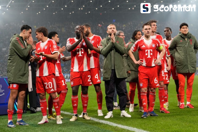 '김민재 결장' 뮌헨, UCL 16강 1차전서 아탈란타에 6-1 대승