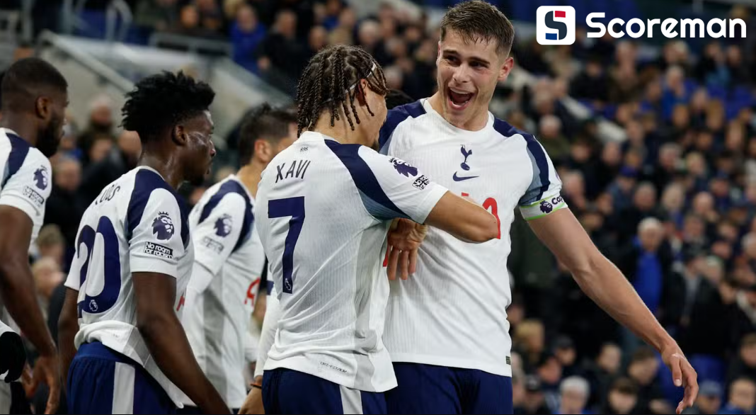 토트넘, 에버턴에 3-0 완승... 반 더 벤 멀티골