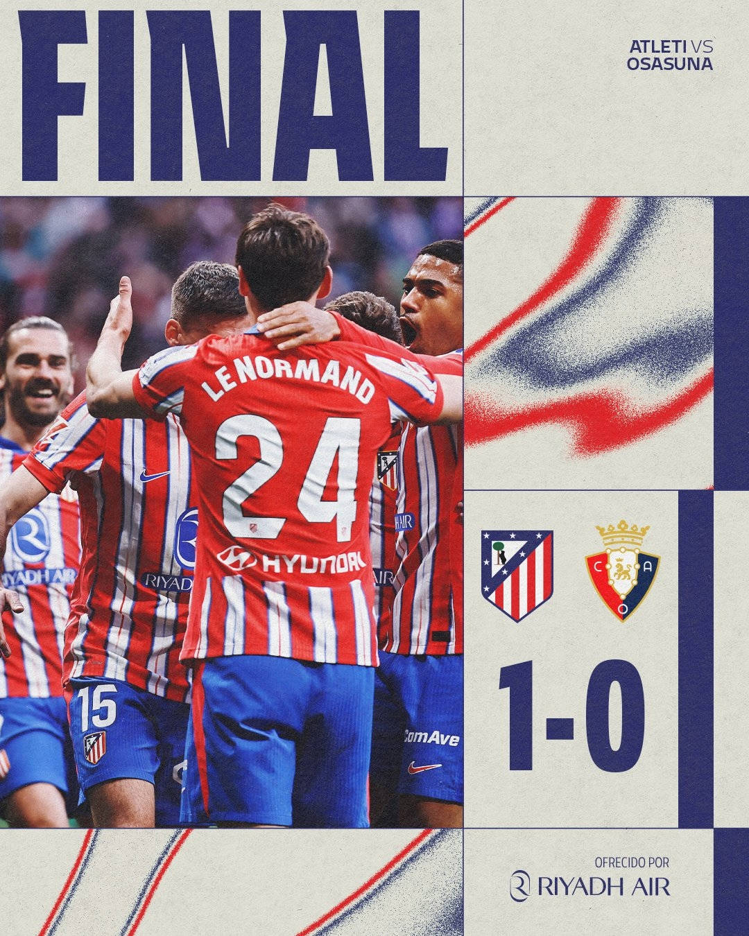 Real và Barca đang thi đấu ở chung kết Siêu cúp, Atletico lặng lẽ thắng chuỗi 8 trận liên tiếp và lên đầu bảng VĐQG TBN