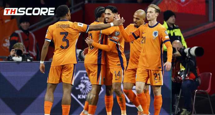 ฟุตบอลโลก รอบคัดเลือก โซนยุโรป - เนเธอร์แลนด์ 4-0 ลิธัวเนีย