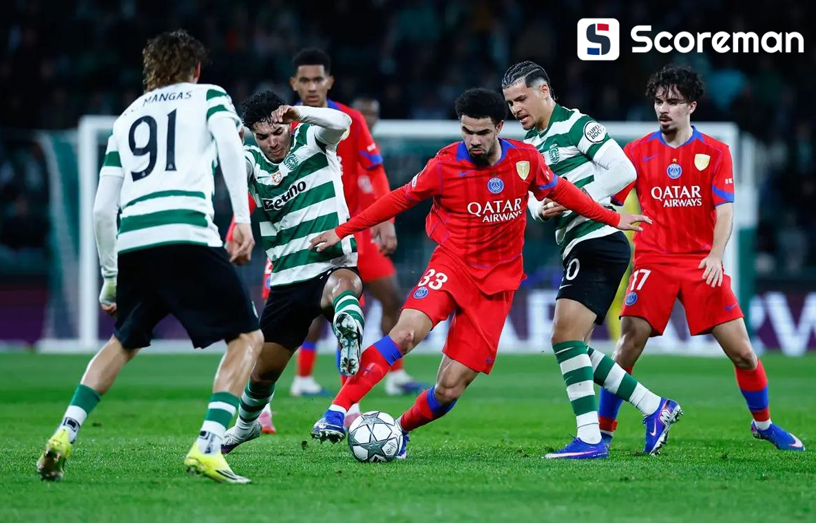 이강인 빠진 PSG, 스포르팅에 1-2 져 UCL 16강 직행 불투명