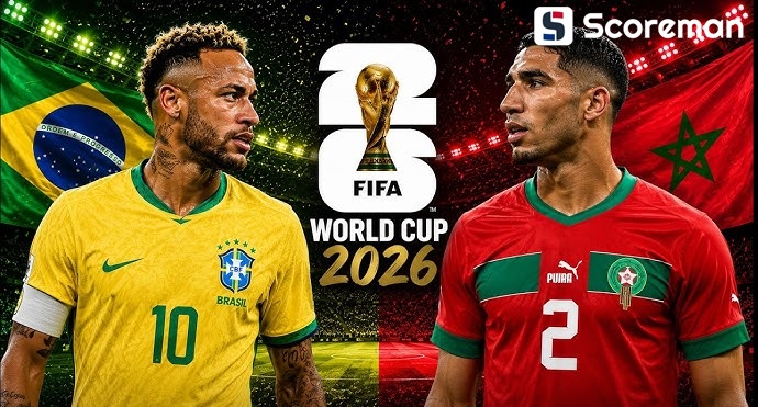 6월14일 월드컵 - 브라질 VS 모로코 해외축구 분석 프리뷰