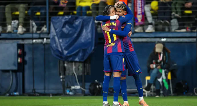 ลาลิกา - บียาร์เรอัล 0-2 บาร์เซโลน่า