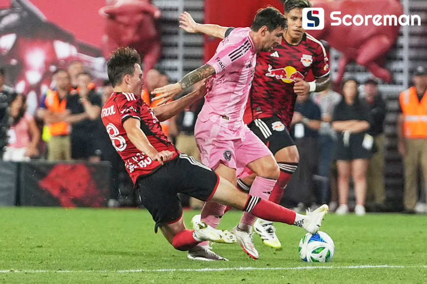 인터 마이애미, 뉴욕 레드불스에 5-1 대승... 메시 '2골 1도움' 폭발