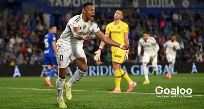 Kylian Mbappé Secures Hard-Fought 1-0 Victory for Real Madrid Over Getafe