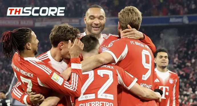 บุนเดิสลีกา - บาเยิร์น มิวนิค 8-1 โวล์ฟสบวร์ก