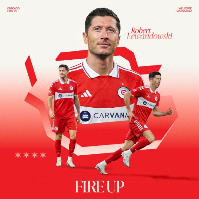 메시·손흥민·뮐러 이어…레반도프스키, MLS 시카고 파이어 이적