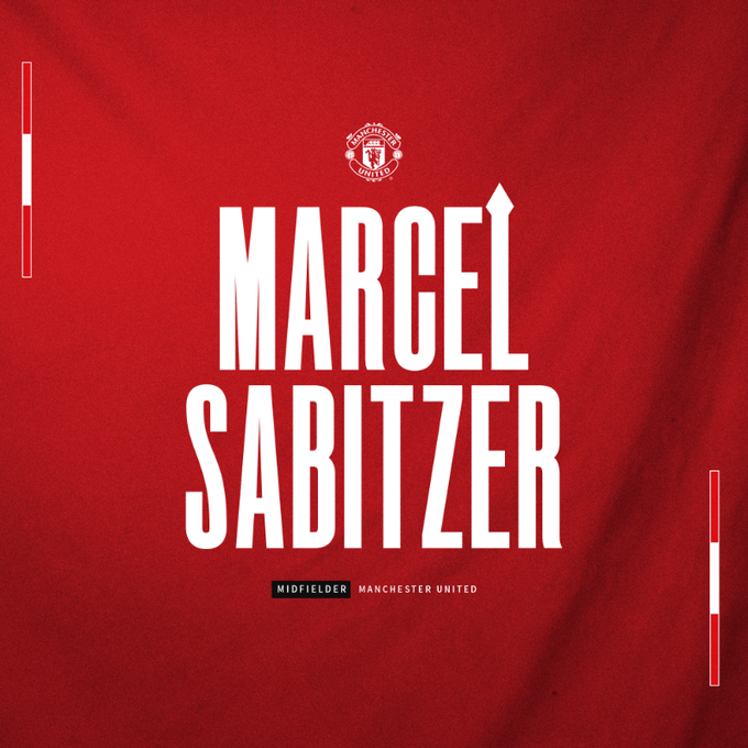 Manchester United have announced the loan signing of Marcel Sabitzer♻