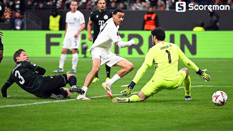 프랑크푸르트, 페렌크바로스 2-0 제압...16강 직행 유망
