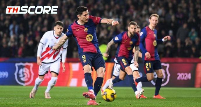 ลาลิกา - บาร์เซโลน่า 1-0 ราโย่ บาเยกาโน่