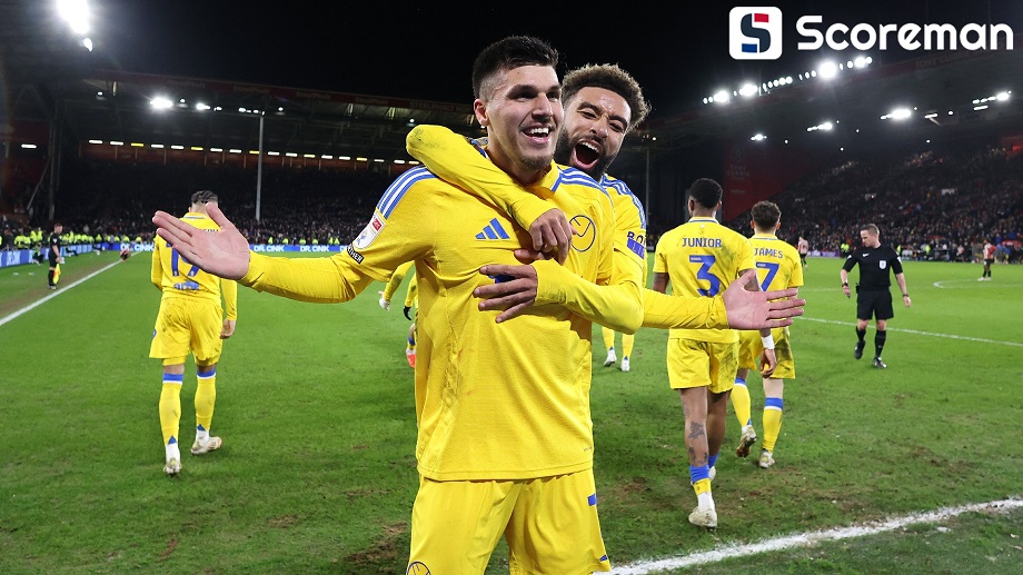 리즈, 셰필드U에 3-1 짜릿한 역전승...5점차 리드중