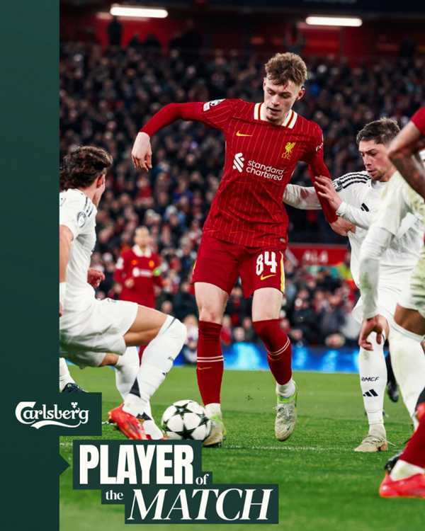 แบรดลีย์ได้รับการโหวตให้เป็นผู้เล่นที่ดีที่สุดในทีมเรอัล มาดริด 2-0 ของลิเวอร์พูล