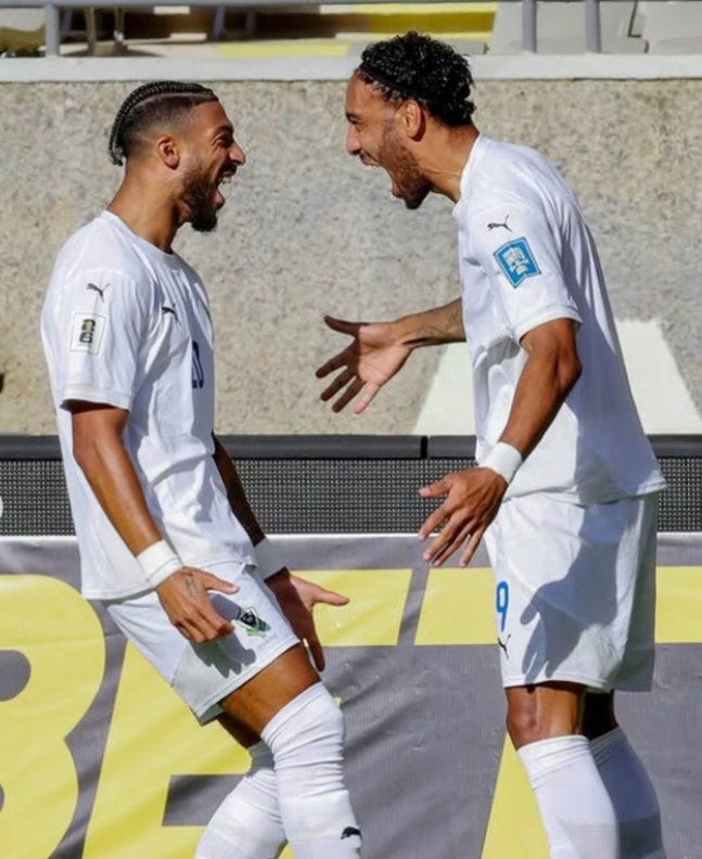 '부앙가 1도움-오바메양 4골 폭발' 가봉, 감비아에 4-3 승→월드컵 PO 확보