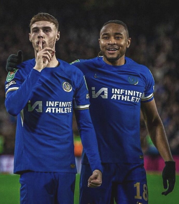 Nkunku kit is now already dressed! 🎈🎈