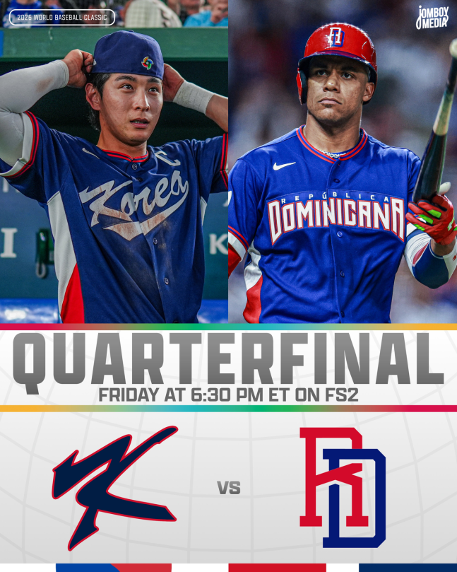 한국, 8강 중 캐나다와 우승 확률 ‘공동 꼴찌’···미국 1위, 도미니카공화국 2위, 일본 3위