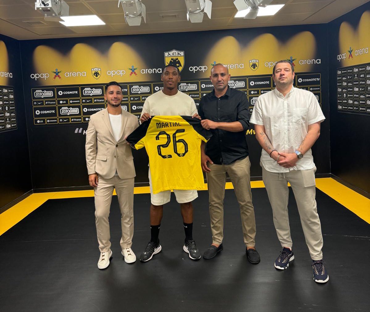 Anthony Martial Joins AEK Athens on Three-Year Deal