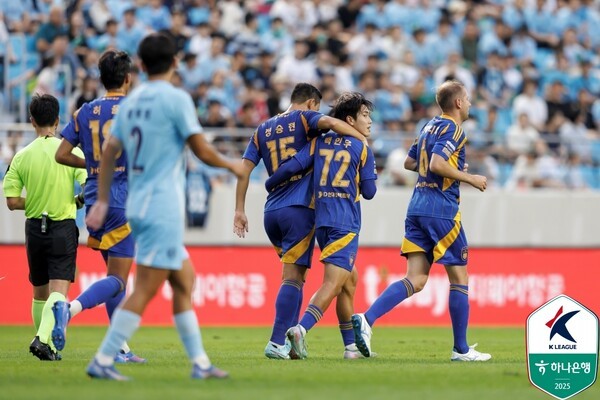 울산, 대구와 1-1 무승부... 백인우 데뷔골
