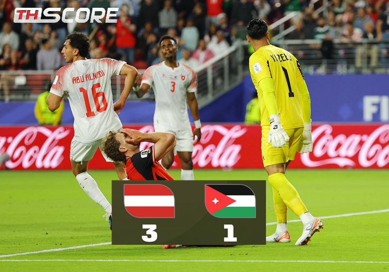 ​ออสเตรียประเดิมชัย! ทุบจอร์แดน 3-1 