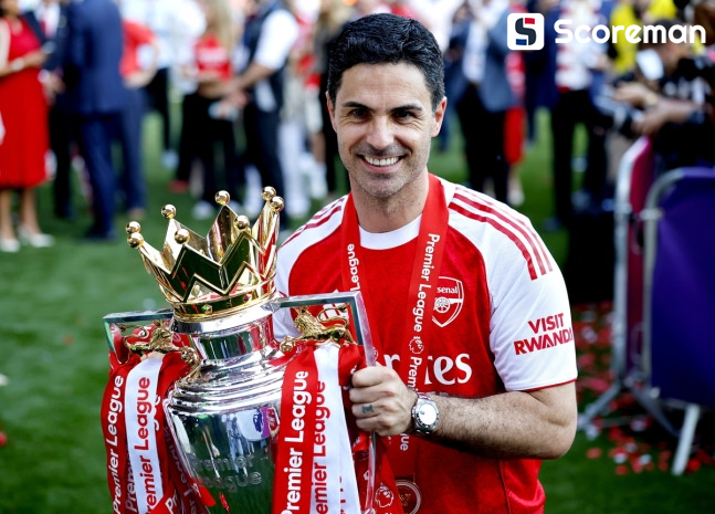 22년 만에 아스널에 EPL 우승 안긴 아르테타, ‘EPL 올해의 감독’에 선정