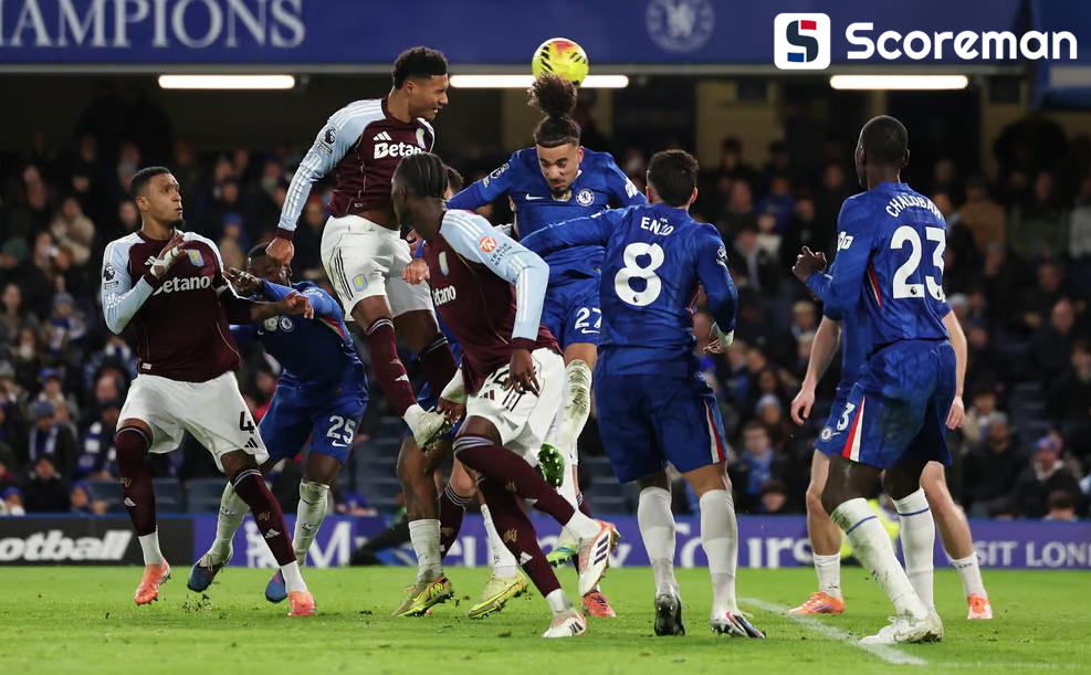 아스톤 빌라, 첼시 2-1 격파… 112년 만에 공식전 11연승
