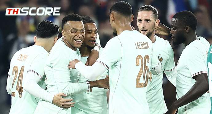 กระชับมิตรทีมชาติ - ฝรั่งเศส 3-1 ไอร์แลนด์เหนือ