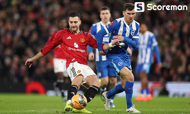 맨유, 브라이튼에 1-2 패배… 12년 만에 FA컵 64강 탈락