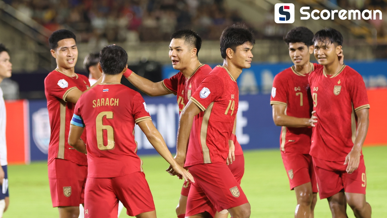 태국, 라오스 상대로 5-0 대승… 말레이시아, 미얀마 상대로 역전 승리