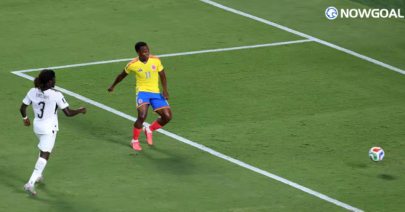 Arias’ winner sends Colombia through to the Round of 16 with a 1–0 victory over Ghana.