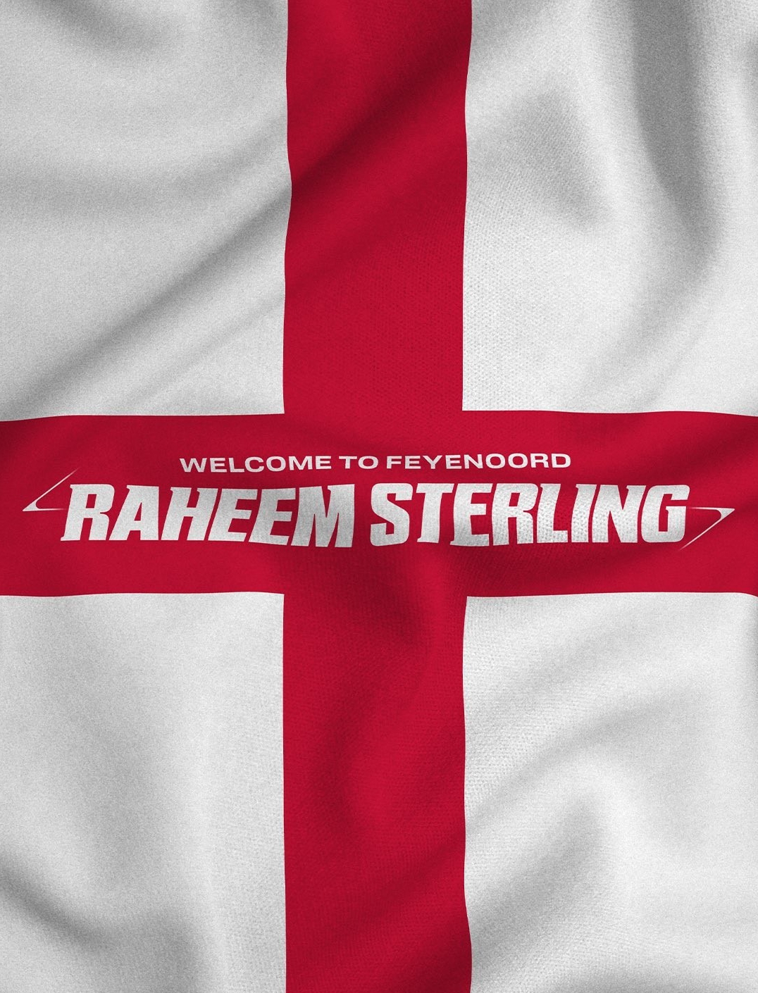Official announcement: Former Chelsea forward Raheem Sterling has joined Dutch giants Feyenoord